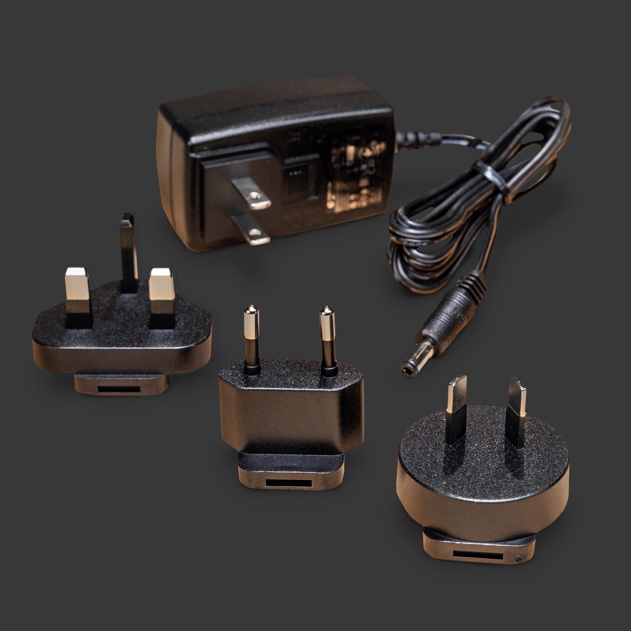 Wall Charging Cable (with International Plug Adapters)