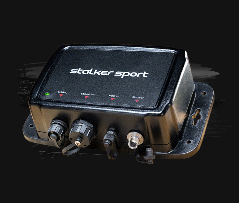 Stadium Hub by Stalker Sport, product shot on a dark background. 